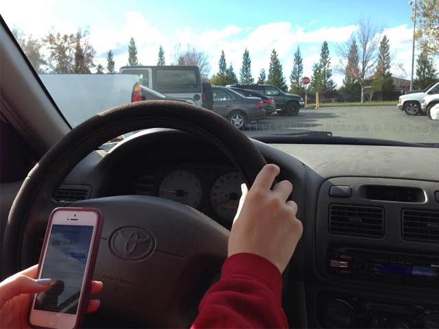 Distracted driving endangers teens