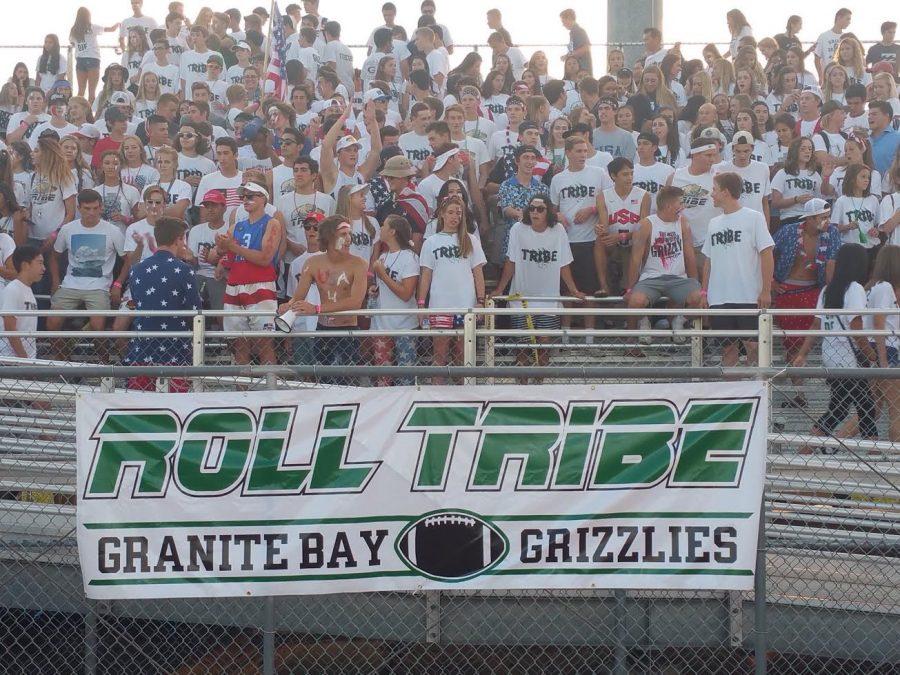 The name of the student cheering section at Granite Bay High School, the 