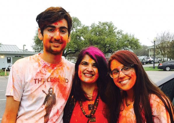 The festival of colors lives up to its name