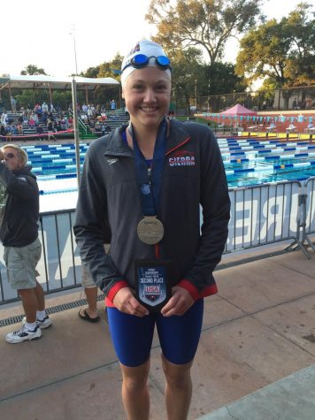 Swimmer’s time makes Olympic cut