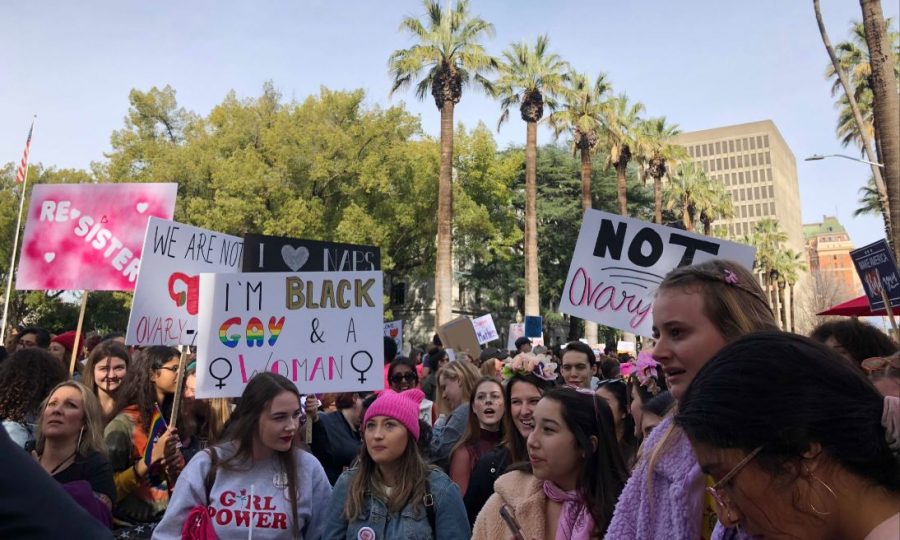 On Jan. 19 2019, more than 36,000 people came together in Sacramento to march for womens rights.