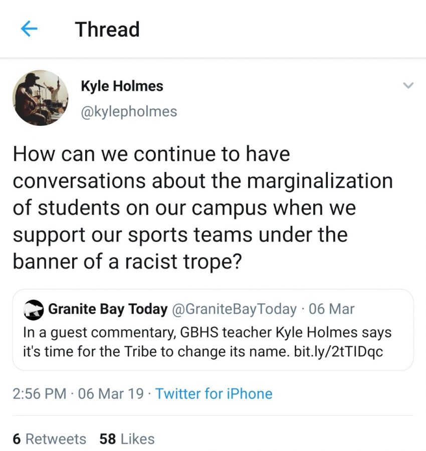 Holmes retweeted his piece on Twitter, sparking more conversation about the Tribe.