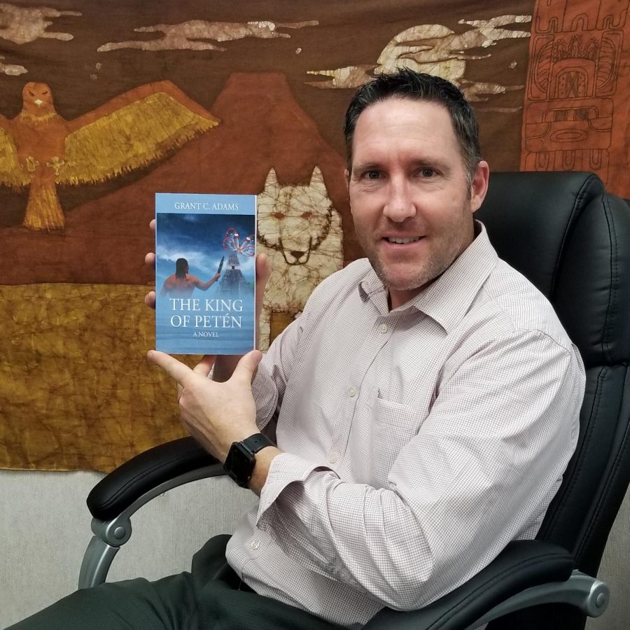 Spanish teacher Grant Adams self-published a historical fiction novel, just recently republishing a further edited version of it.