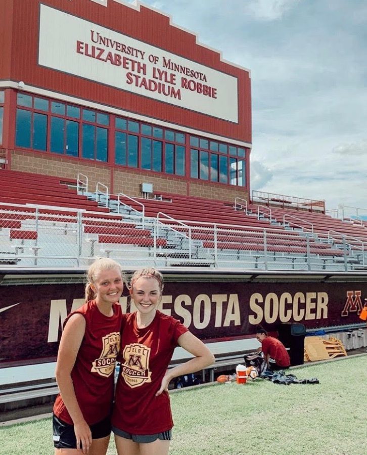 Junior Anysley Conner and fellow commit Lauren Donovan visit their soon-to-be-home, University of Minnesota.
