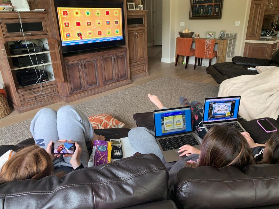 Like many Granite Bay High students,   Nicole Criscione and friends Kara Kleinbach and Liv Thompson have had to get creative about how theyre spending time. On their list? Video games. 