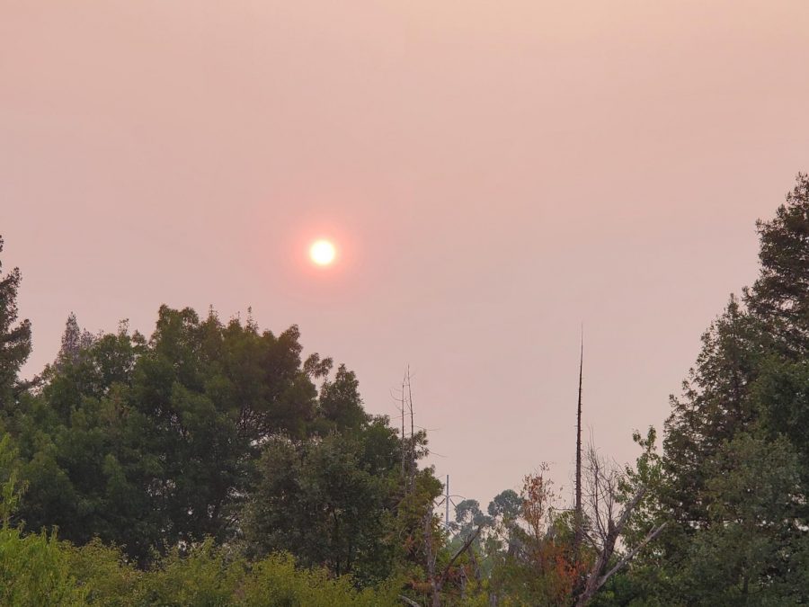 Smoke+and+ash+from+nearby+wildfires+has+left+the+sky+as+an+ominous+reminder+of+an+environmental+crisis.