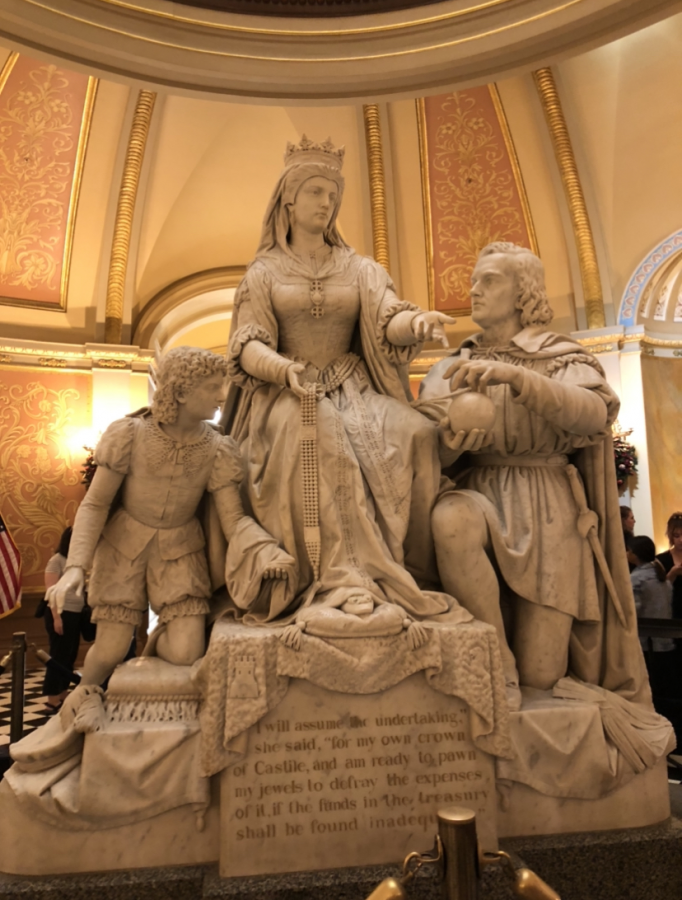 The Columbus statue in the state Capitol's Rotunda was taken down over summer to remove display of the explorer who had a deadly impact on native populations.