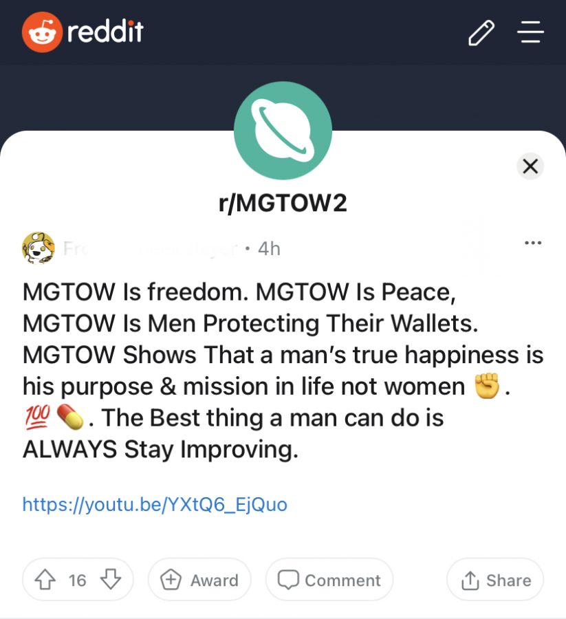 Commentary Mgtow And Some Forms Of Modern Feminism Are Equally Abrasive Granite Bay Today