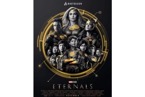 One of the variations of the Eternals movie poster.
