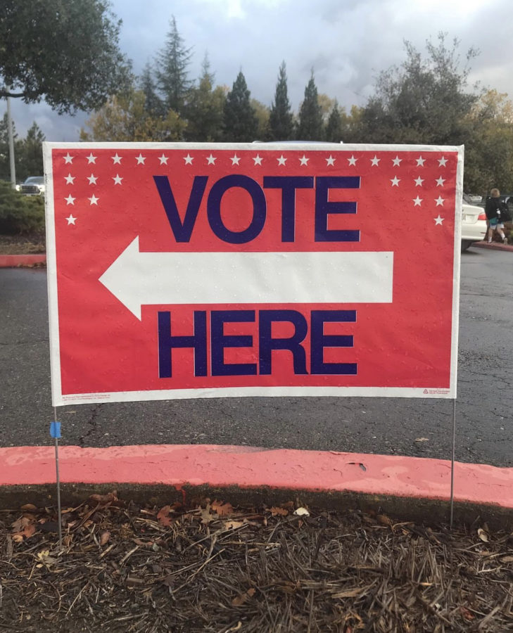 The GBHS library, which is a polling place, is welcoming community members to vote.