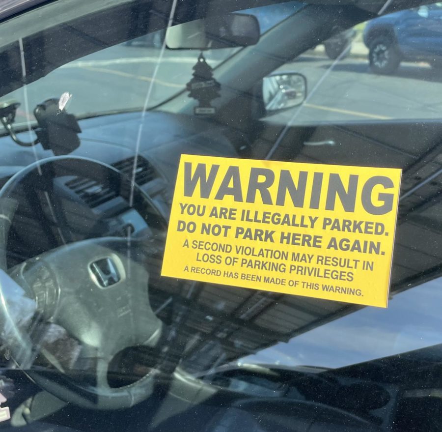 Students ticketed for parking violations by California Highway Patrol
