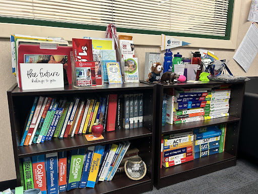 GBHS' College and Career Center offers students a variety of resources from books on standardized test prep to brochures on making college choices.