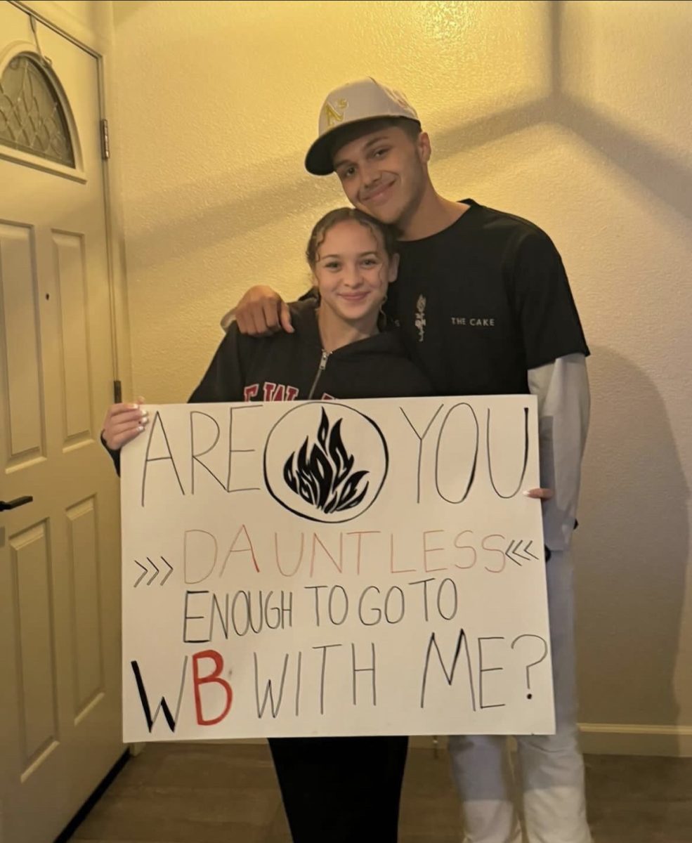 “He used elements from my favorite movie series ‘Divergent’, said Ari Howard, a sophomore at Granite Bay. The magic unfolded when Hayden Pops arrived at Howards doorstep around 7 pm. When she opened the door, she was greeted by a sign that left her momentarily spellbound. The content of the sign, inspired by the Divergent series, prompted her to read it not once, but twice before the realization sunk in. Howard joyfully accepted the invitation.
