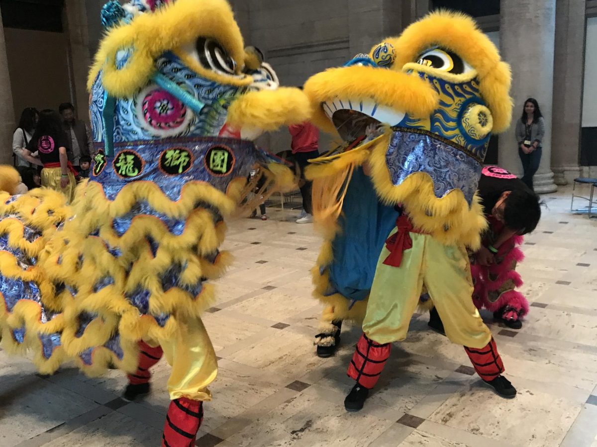 +At+the+Creative+Space+Lunar+New+Year+celebration+in+Old+Town+Elk+Grove%2C+vibrant+yellow+and+blue+lions+take+part+in+a+Lion+Dance+%28Teng+Fei+Lion+Dance+Performing+Arts+Group%29.+