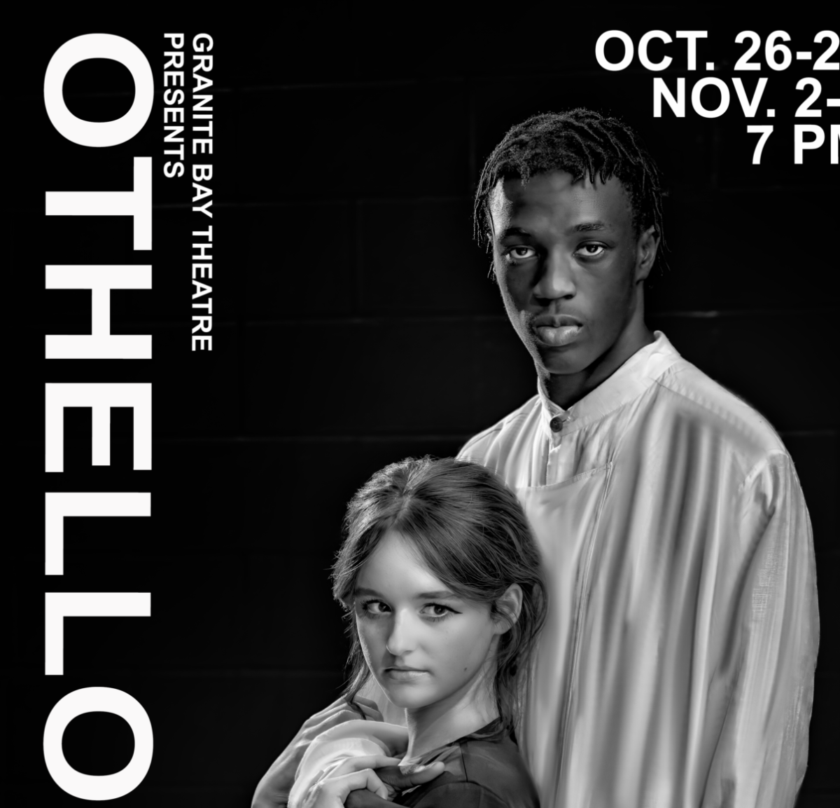 Senior Gerrard Ediagbonya played Othello in Granite Bay Theatres 2023 Othello production. 
