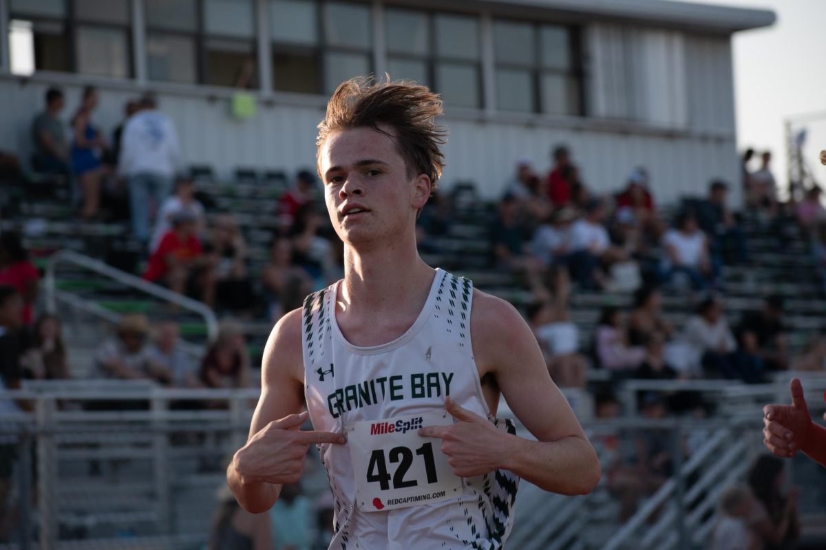 Charlie Beater competes in the 3200m for the last time before he heads off to Notre Dame to continue his studies.