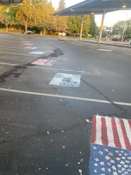 GBHS senior parking spots reserved for the Class of 2026.
