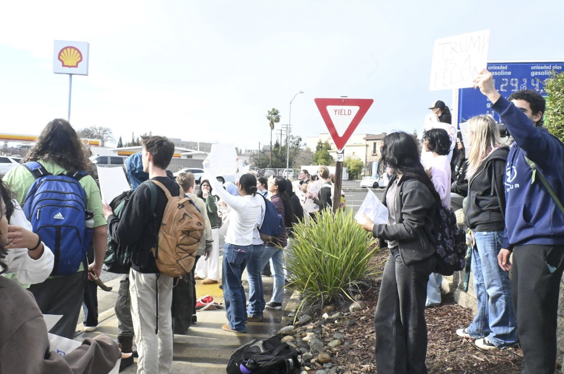 Approximately 100 Students Participate in GBHS ICE Protest