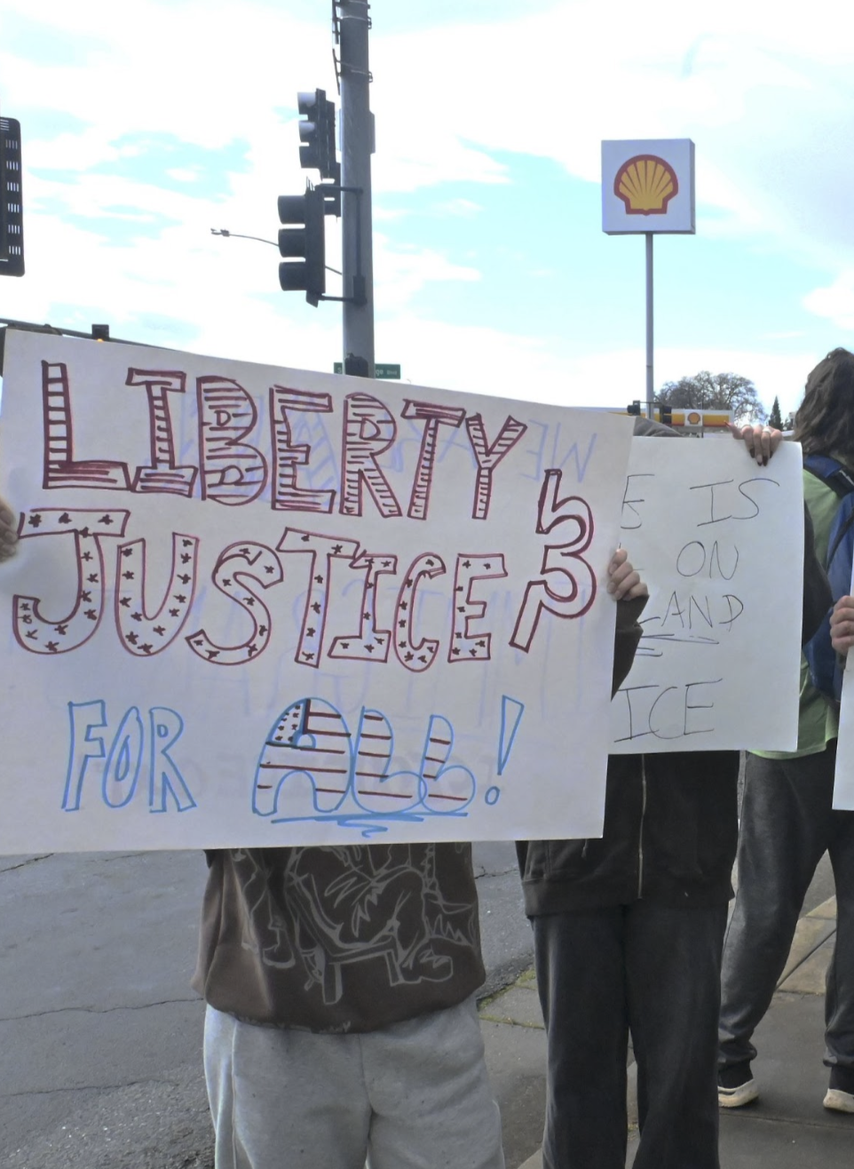 Approximately 100 Students Participate in GBHS ICE Protest