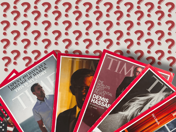 Notable magazine, Time's, issues from the past two years reflecting the nature of media.
